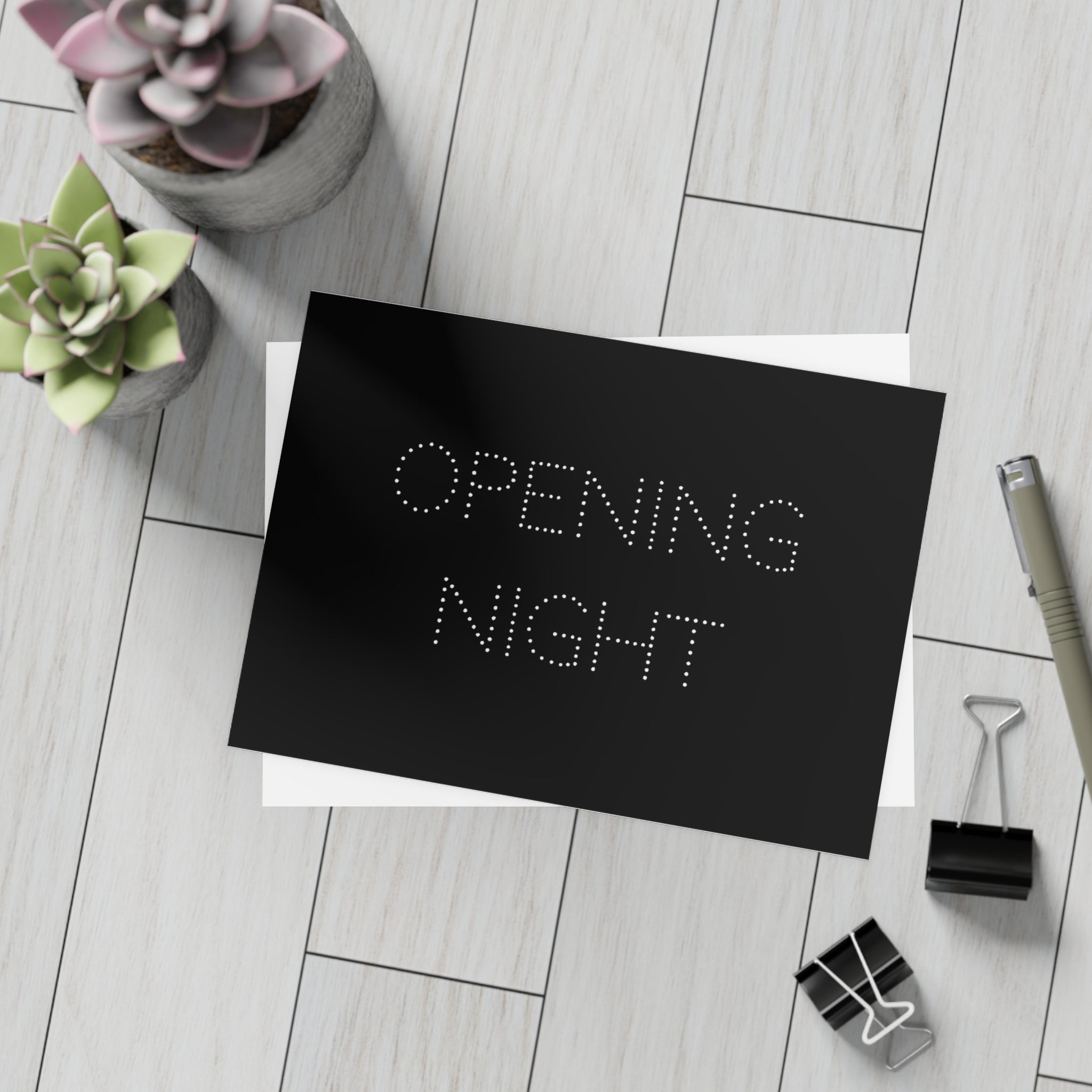 "Opening Night" - 30 flat cards