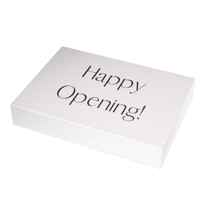 "Happy Opening!" - 30 flat cards