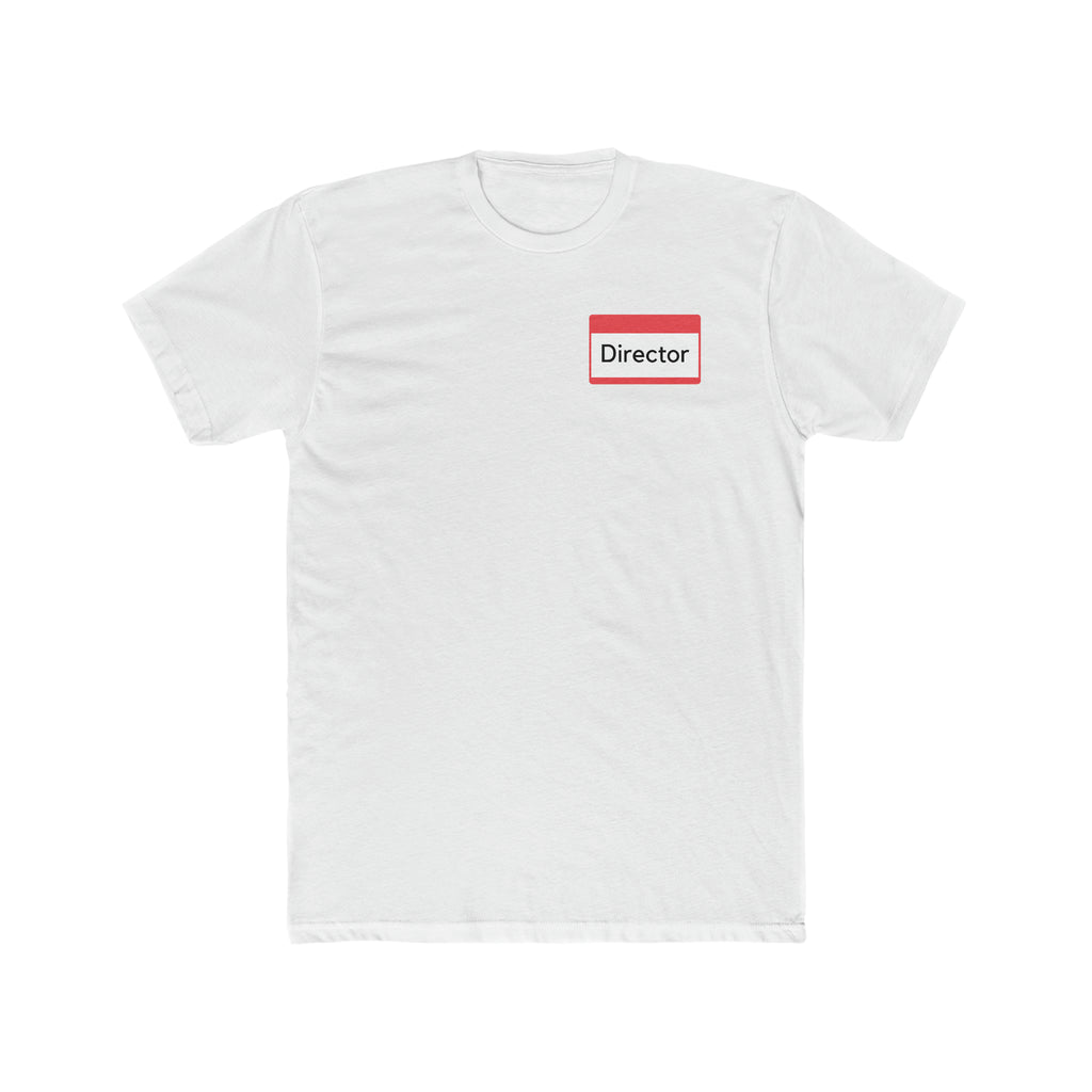 "Director" name tag t-shirt - Classic fit