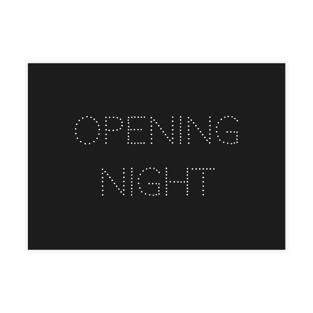 "Opening Night" - 30 flat cards