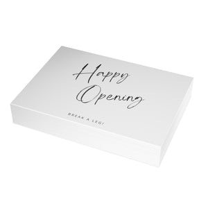 "Happy Opening" - 30 flat cards