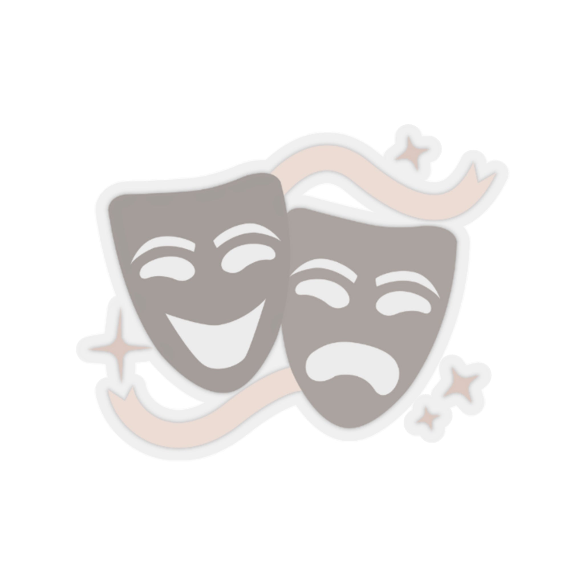 Drama Masks Sticker